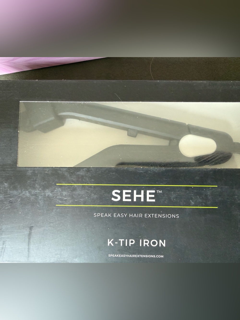 SEHE K-Tip Iron Hair Tool in Black